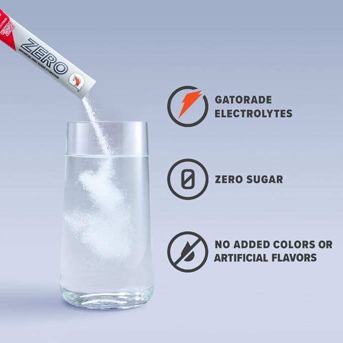 Gatorade G Zero Electrolyte Drink Mix 8-Pack