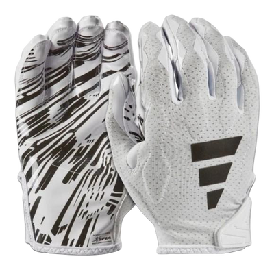 Adidas Freak 6.0 Padded receiver gloves with enhanced grip, strategic padding, breathable material, and adjustable wrist strap for secure fit.