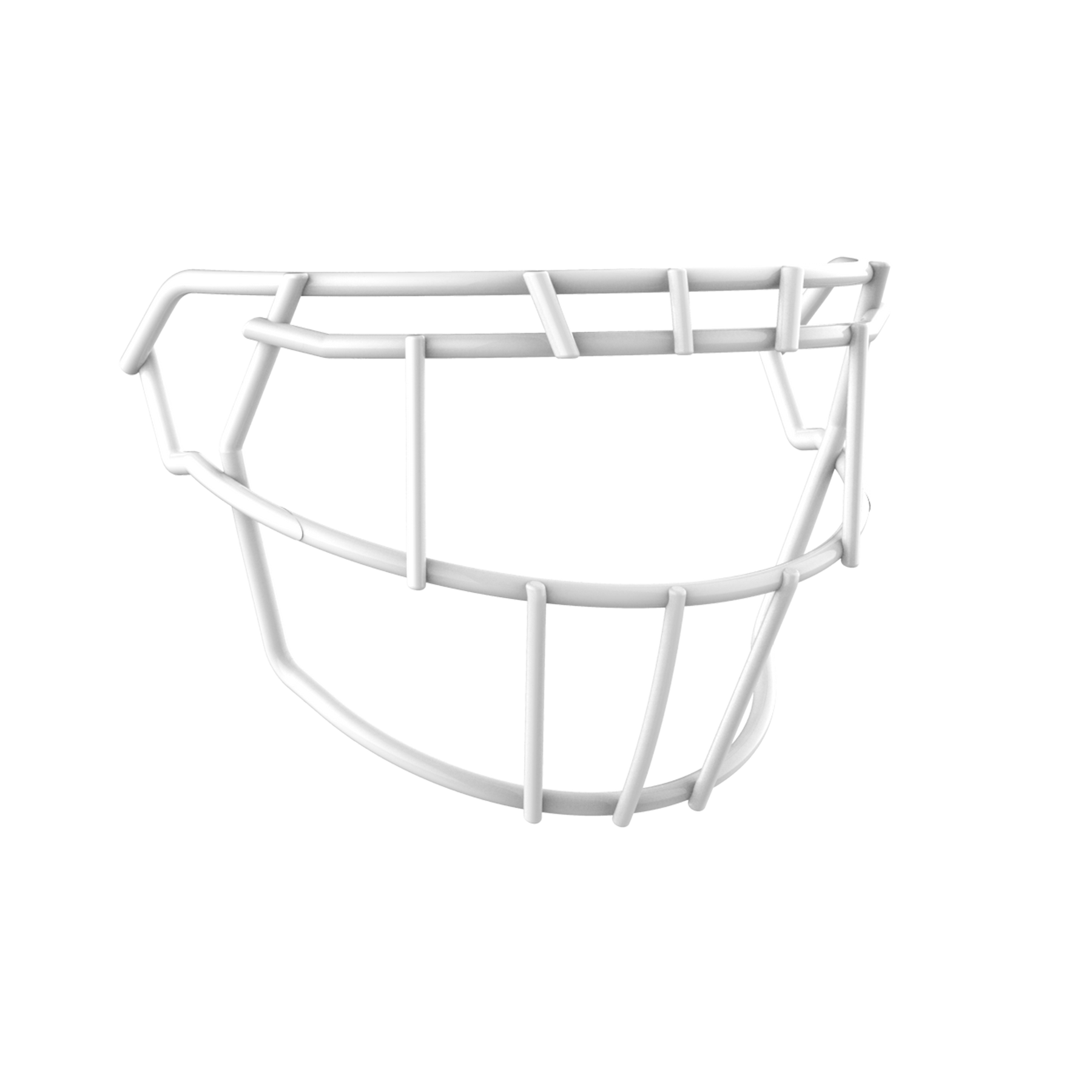 Schutt F7 EGOP-NB-VC facemask in White
