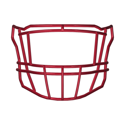 Riddell SF-2EG-II red football helmet faceguard compatible with SpeedFlex platform for multiple positions